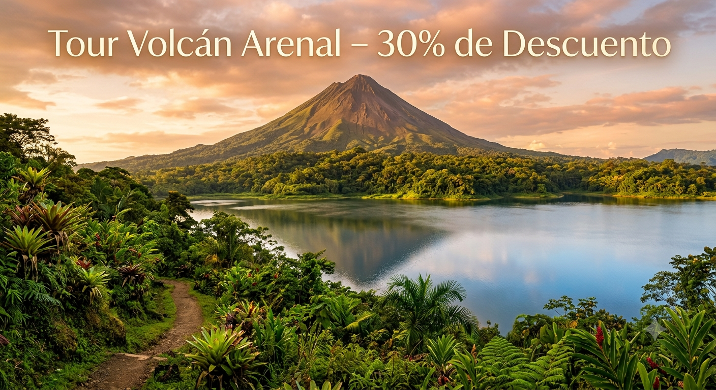 Tour Volcán Arenal: 30% descuento